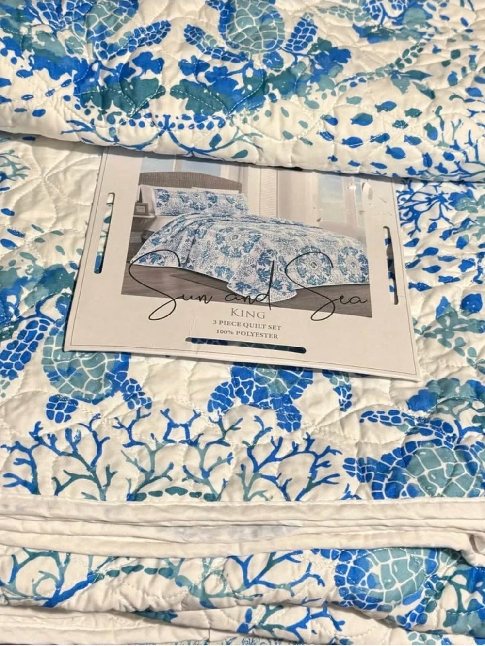 Sand and Sea King Quilt Set